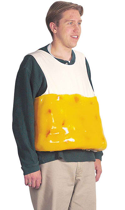 Young Man wearing 20 pound excess body fat vest.
