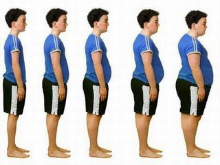 healthy vs. overweight vs. obese boy